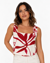 Load image into Gallery viewer, Scarlet Bloom Top