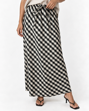 Load image into Gallery viewer, Mae Gingham Maxi Skirt