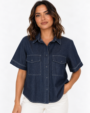Load image into Gallery viewer, Cove Lightweight Denim Shirt - Denim