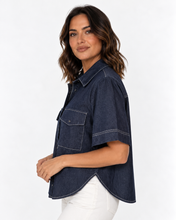 Load image into Gallery viewer, Cove Lightweight Denim Shirt - Denim