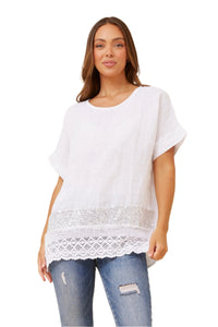 Dominga Linen Top