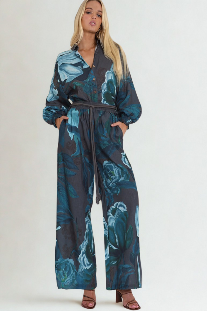 Donatella Pants / Black Emerald