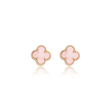 Load image into Gallery viewer, Lotus Gem Clover Studs