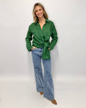 Load image into Gallery viewer, Gus Tie Front Shirt - Fern