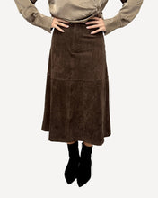 Load image into Gallery viewer, Frances Suede Midi Skirt