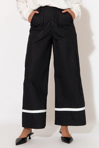 Gabriella Contrast Poplin Pants