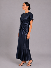 Load image into Gallery viewer, Gala Satin Midi Dress
