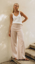 Load image into Gallery viewer, Harlow Linen Pants - NATURAL