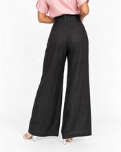 Load image into Gallery viewer, Harlow Linen Pants - Black