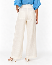 Load image into Gallery viewer, Harlow Linen Pants - White