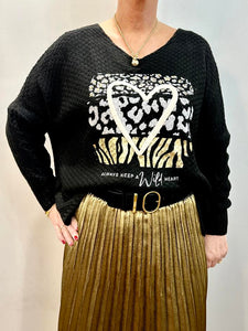 Cuore Knit Top