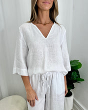 Load image into Gallery viewer, Andrea Linen Top