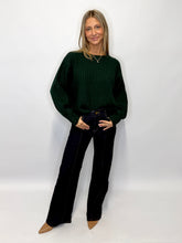 Load image into Gallery viewer, Blouson Crop Knit Top