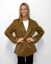Load image into Gallery viewer, Charmer Faux Suede Blazer