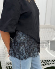 Load image into Gallery viewer, Raven Lace Top