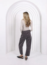 Load image into Gallery viewer, Leo Barrel Corduroy Jeans  - Smoke Charcoal