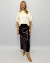 Load image into Gallery viewer, Luxe Faux Leather Skirt