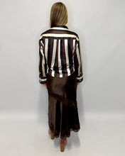 Load image into Gallery viewer, Portofino Shirt - Chocolate  Stripe