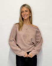 Load image into Gallery viewer, Offset Knit Top