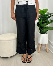 Load image into Gallery viewer, Edith Ric Rac Trim Crop Pants
