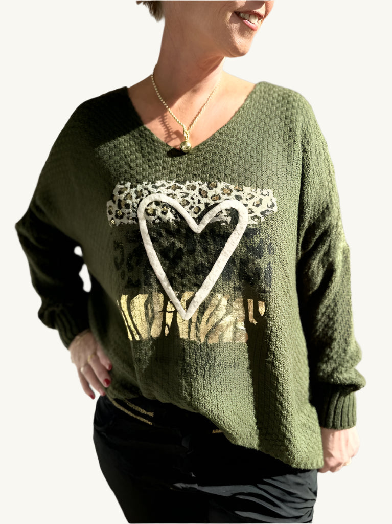 Cuore Knit Top