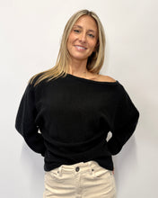 Load image into Gallery viewer, Offset Knit Top