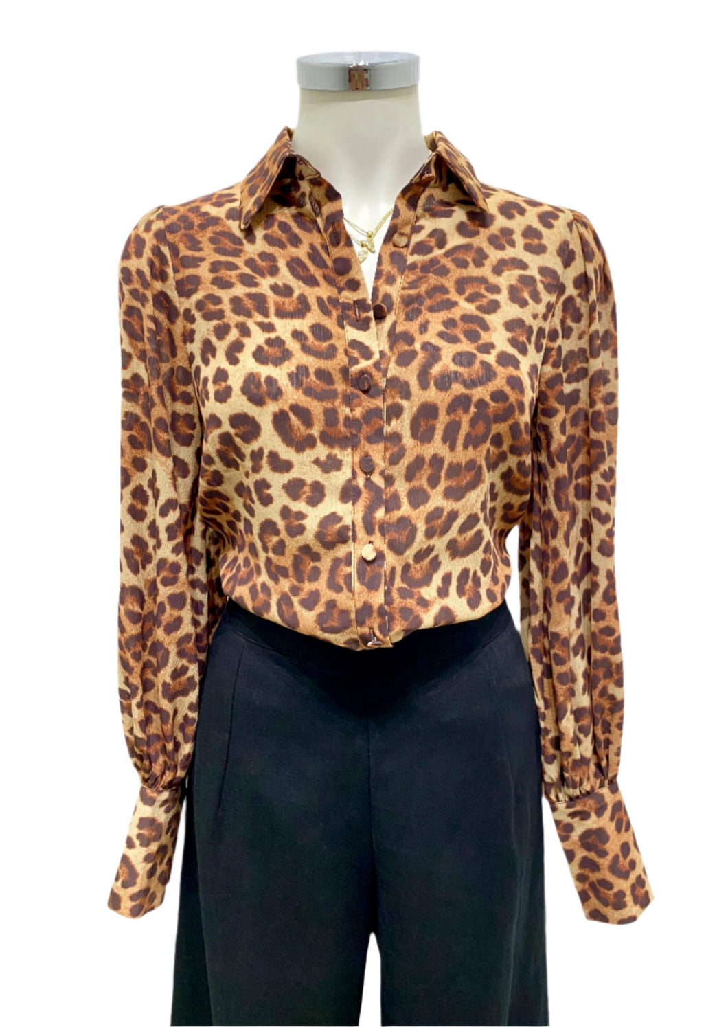 Fleetwood Blouse - Leopard