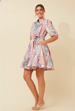 Load image into Gallery viewer, Brynne Patchwork Short Dress