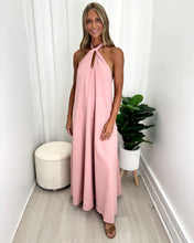 Load image into Gallery viewer, Sally Twist Halter Dress