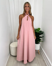 Load image into Gallery viewer, Sally Twist Halter Dress