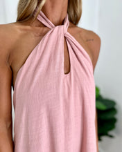 Load image into Gallery viewer, Sally Twist Halter Dress