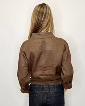 Load image into Gallery viewer, Gus Linen Shirt - Chocolate