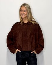 Load image into Gallery viewer, Raffie  Faux Suede Bomber Jacket