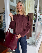 Load image into Gallery viewer, Raffie  Faux Suede Bomber Jacket