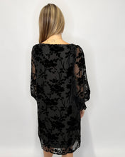 Load image into Gallery viewer, Clover Burnout Velour Short Dress