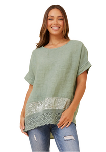 Dominga Linen Top