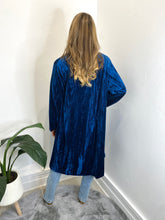 Load image into Gallery viewer, Crush Velvet Duster Coat