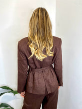 Load image into Gallery viewer, Devin Linen Belted Blazer