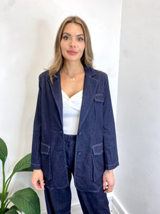 Donna Denim Blazer