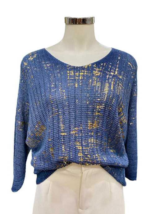 Foil Knit Top