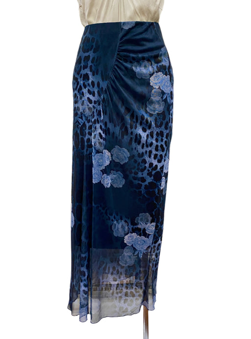 Bella Leopard Floral Skirt