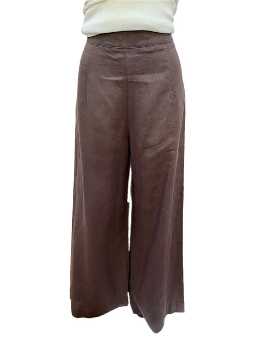 Harlow Linen Pants - Chocolate