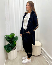 Load image into Gallery viewer, Charlie Stripe Hooded Jacket