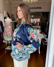 Load image into Gallery viewer, Ruby Yaya Garcia Shirt - Cream &amp; Navy