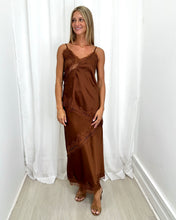 Load image into Gallery viewer, Ashen Satin &amp; Lace Camisole
