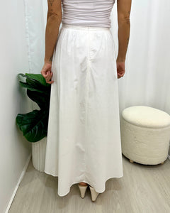 Zima Flowy A-Line Midi Skirt