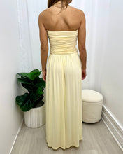 Load image into Gallery viewer, Malone Ruched Strapless Maxi Dress