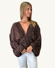 Load image into Gallery viewer, Willa Plisse Blouse