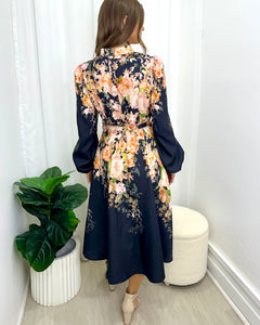 Fiori Noir Dress