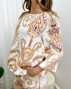 Phoenix Linen Top